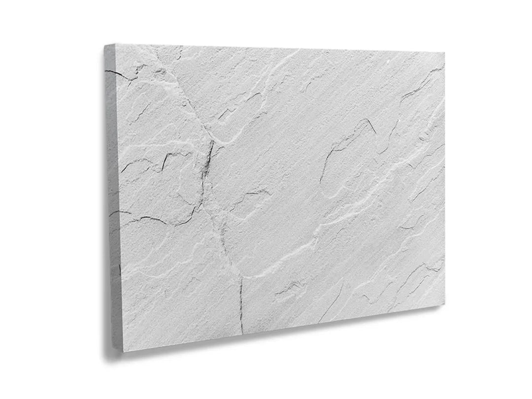 metalen bord met marmerlook voor decoratie en memopunt