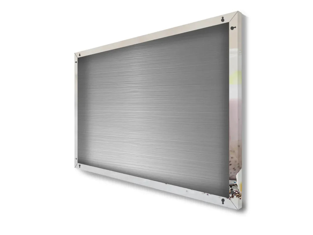 Metalen magneetbord met smoothie en fruit – droog uitwisbaar & magnetisch