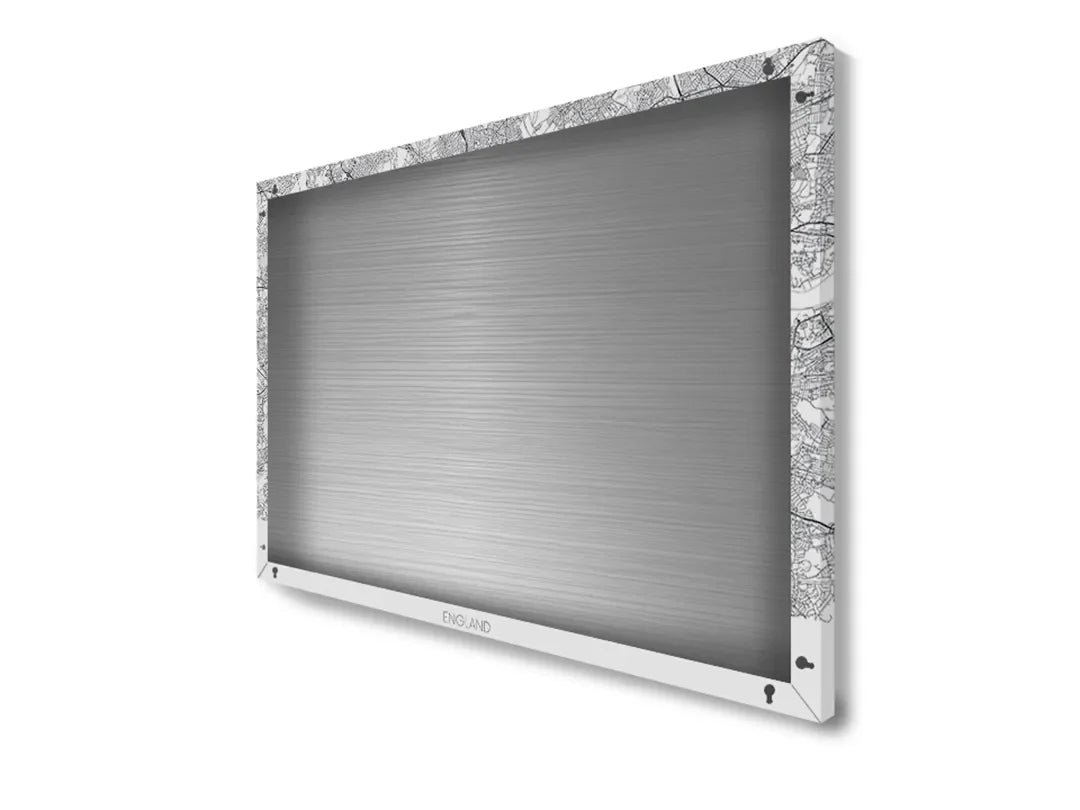 Metalen magneetbord London - Unieke wanddecoratie – droog uitwisbaar & magnetisch