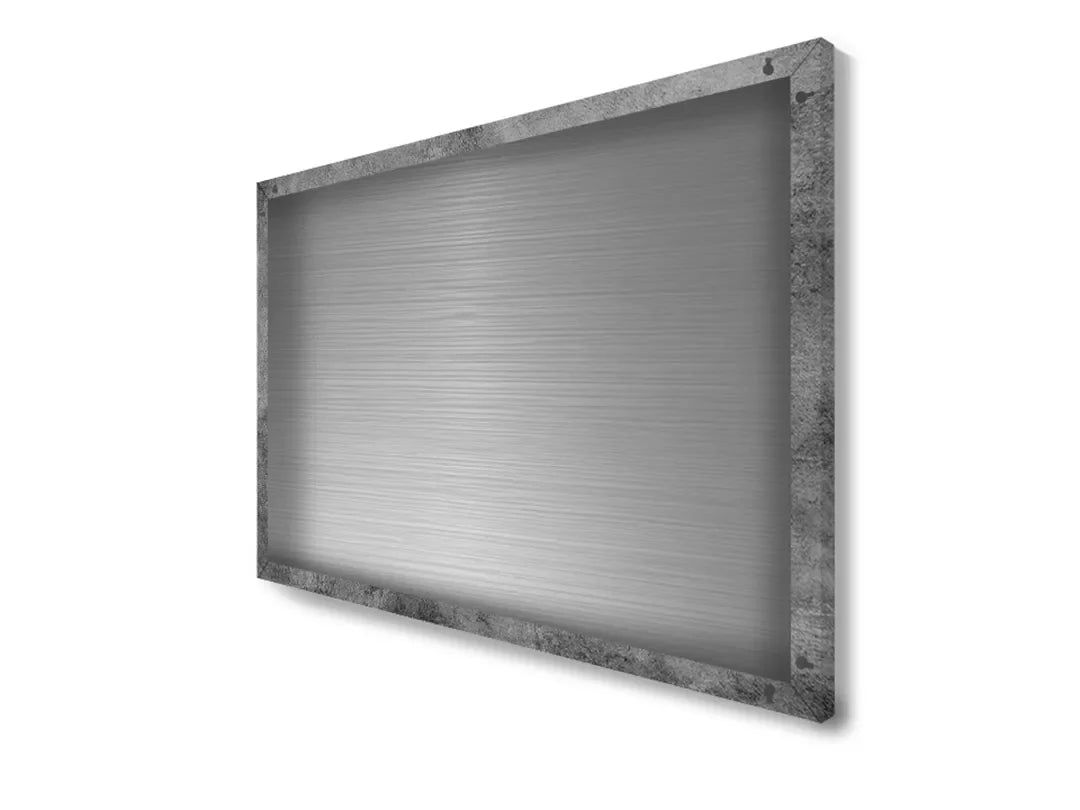 Stijlvol metalen magneetbord in betonlook – droog uitwisbaar & magnetisch