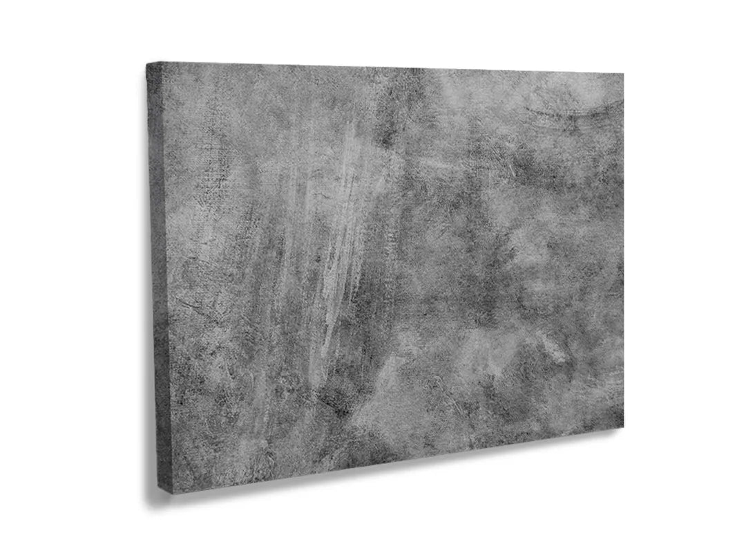 Metalen magneetbord in betonlook, perfect voor notities en foto's.