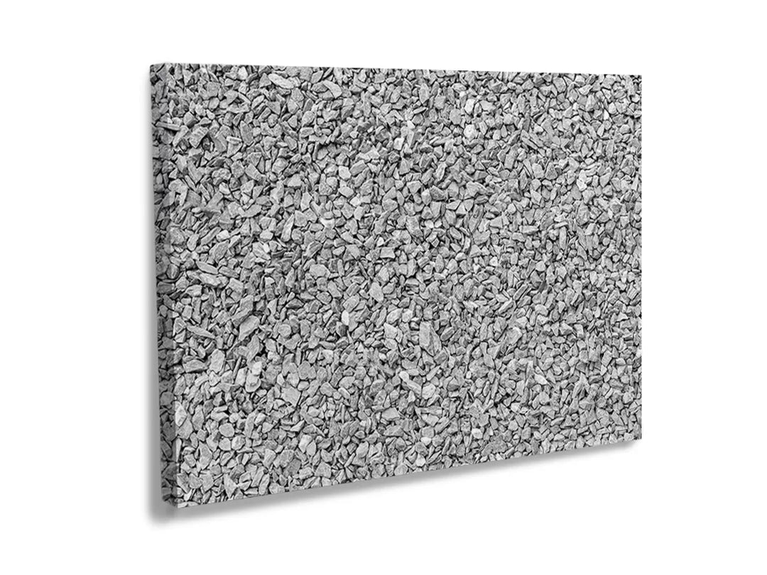 Metalen magneetbord met een grijze steentextuur, ideaal voor decoratie en memo's.