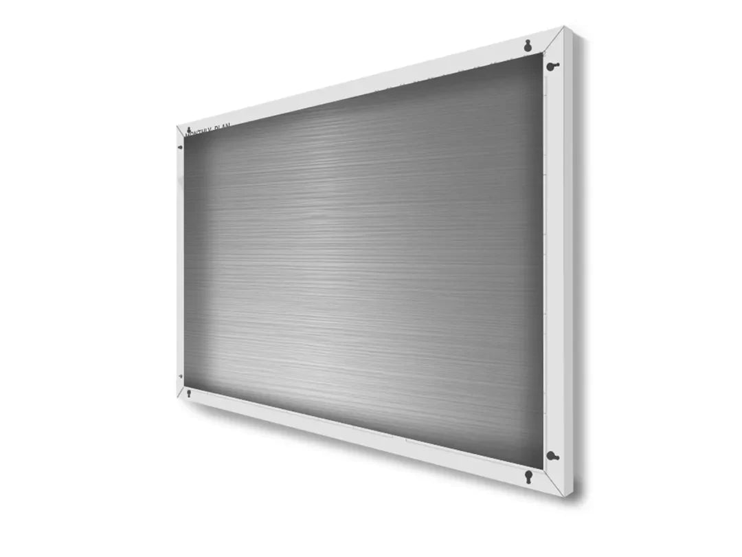 Metalen magneetbord met maandplanner – droog uitwisbaar & magnetisch