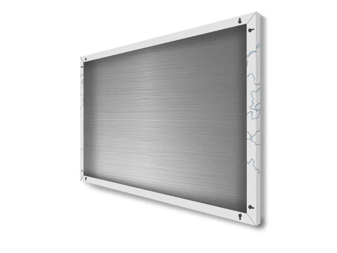 Metalen magneetbord van Nederland in moderne stijl – droog uitwisbaar & magnetisch