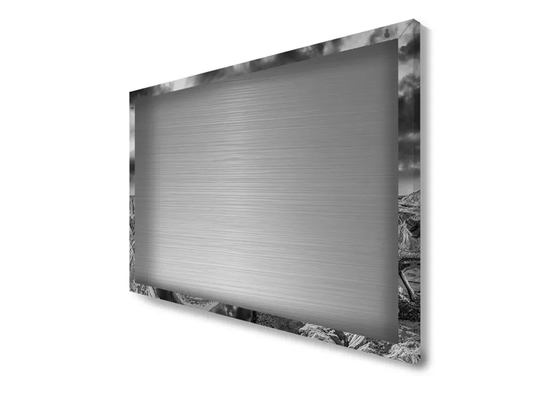 Metalen Magneetbord met Prachtig Zwart-Wit Landschap – droog uitwisbaar & magnetisch