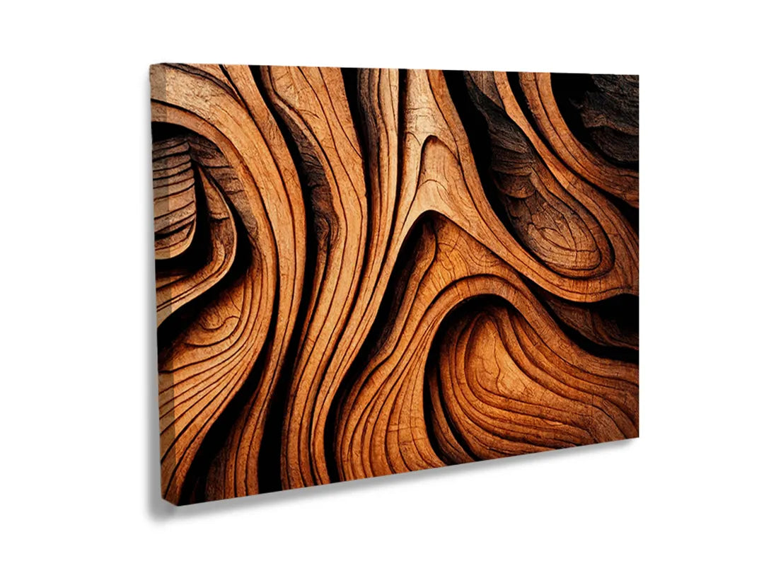 Metalen bord met houtachtig design, ideaal als magneetbord