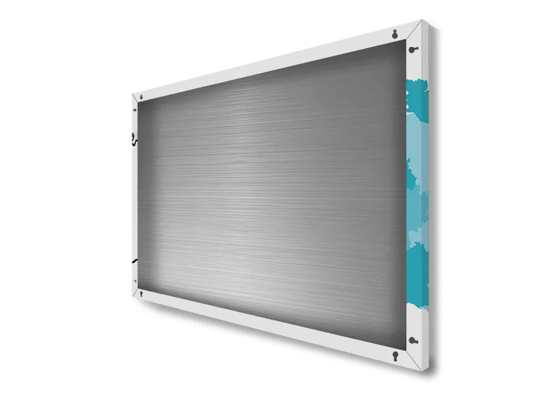 Metalen magneetbord met creatieve Duitslandkaart – droog uitwisbaar & magnetisch