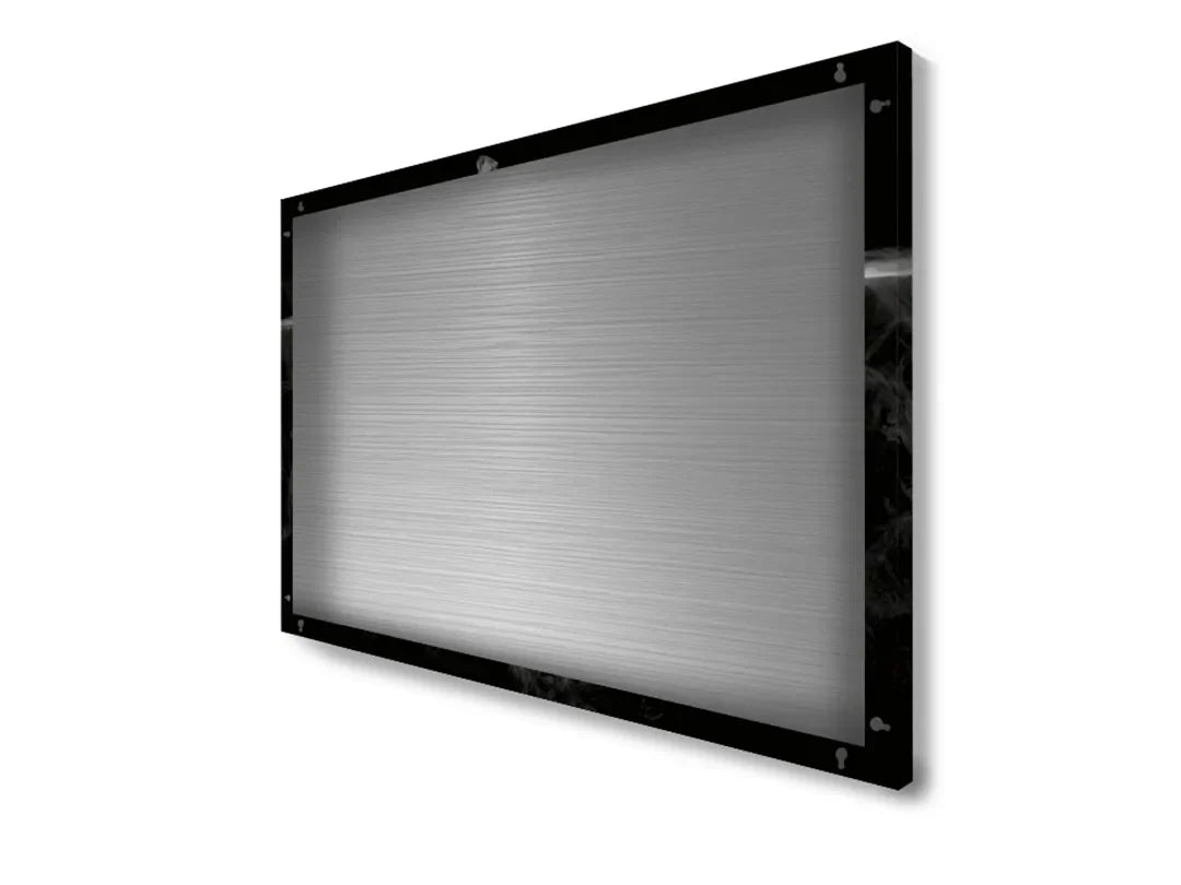 Mooi metalen magneetbord met abstracte rookplanten – droog uitwisbaar & magnetisch