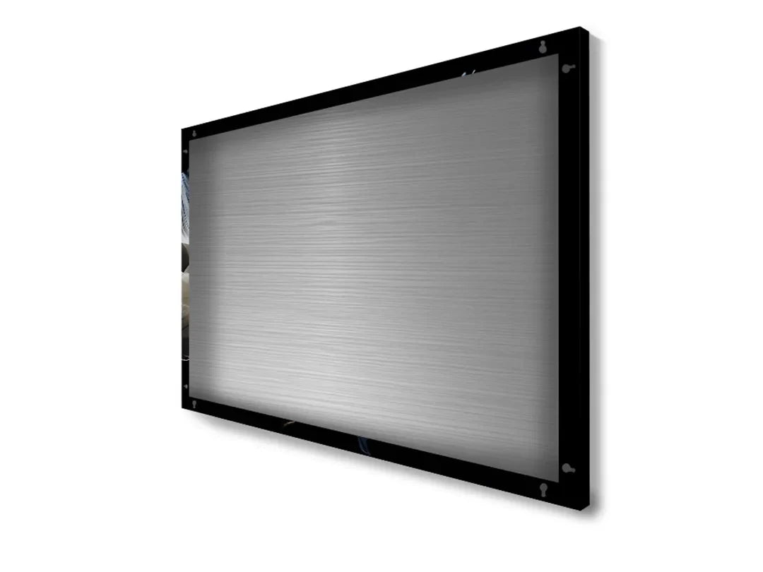 Elegant metalen magneetbord met bloemen – droog uitwisbaar & magnetisch