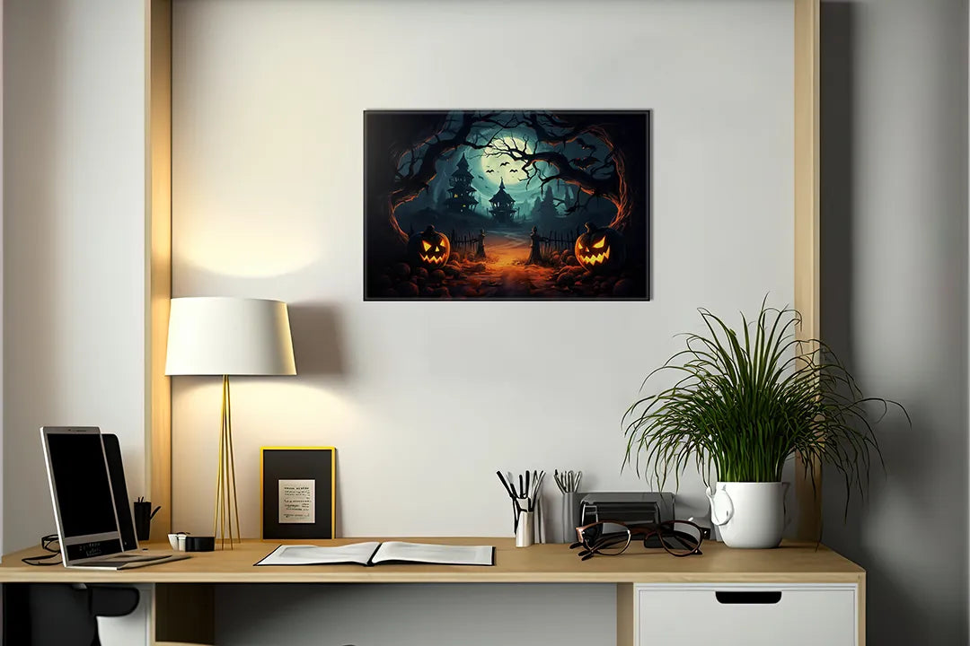 Spookachtig magneetbord met Halloween thema – droog uitwisbaar & magnetisch