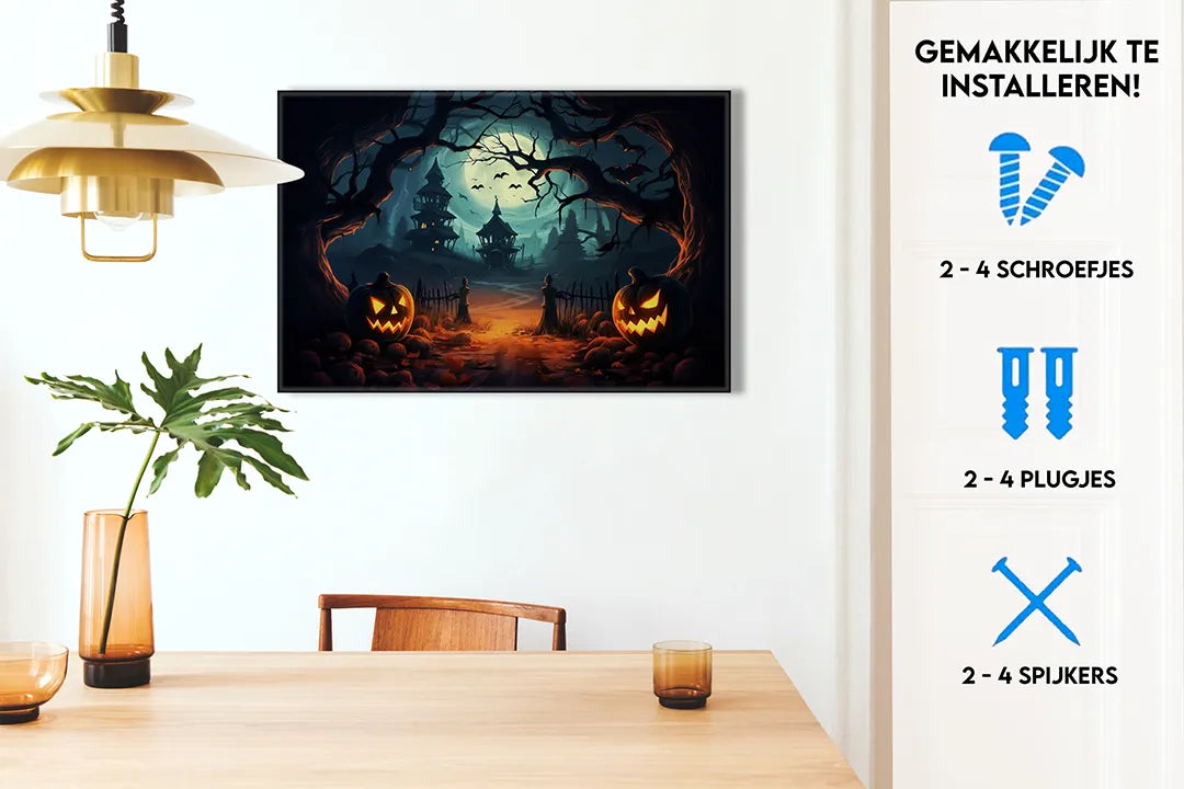 Spookachtig magneetbord met Halloween thema – droog uitwisbaar & magnetisch