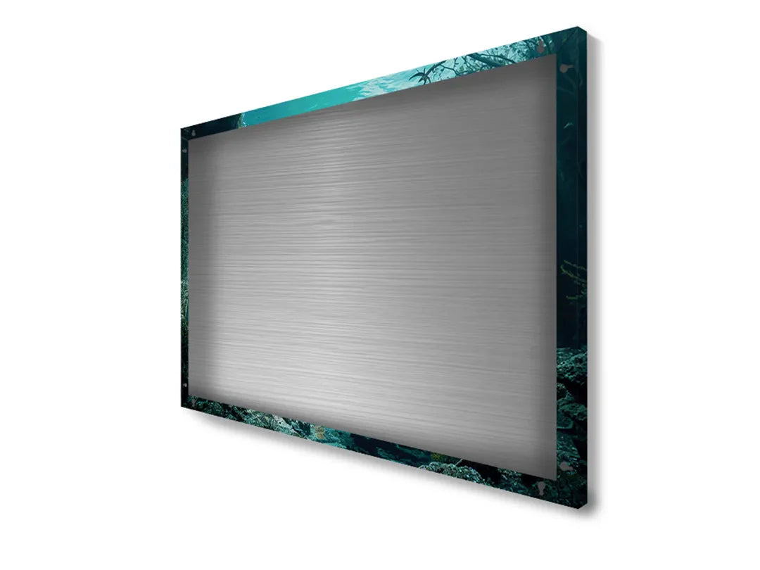 Onderwater Ruïnes - Aluminium Magneetbord – droog uitwisbaar & magnetisch