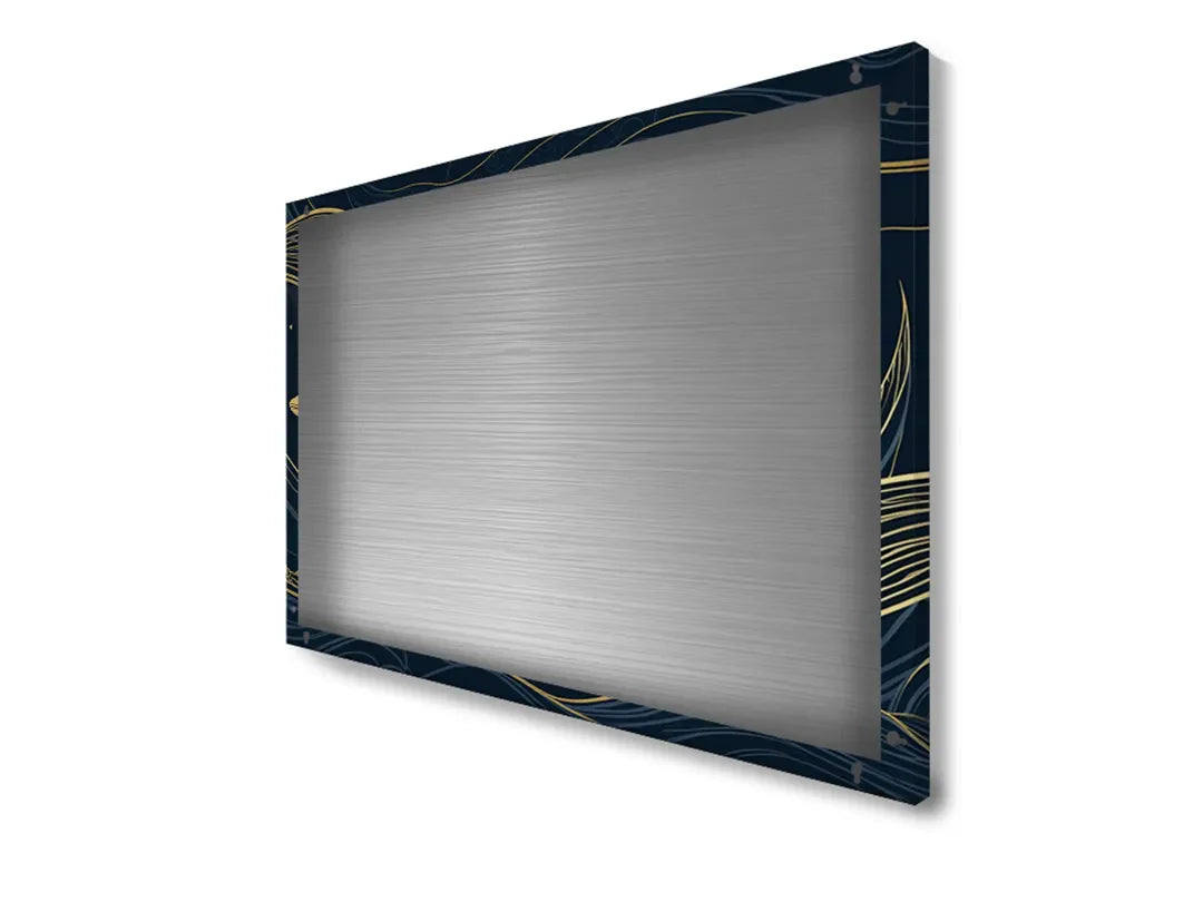 Metalen Magneetbord met Walvis en Golf Ontwerp – droog uitwisbaar & magnetisch