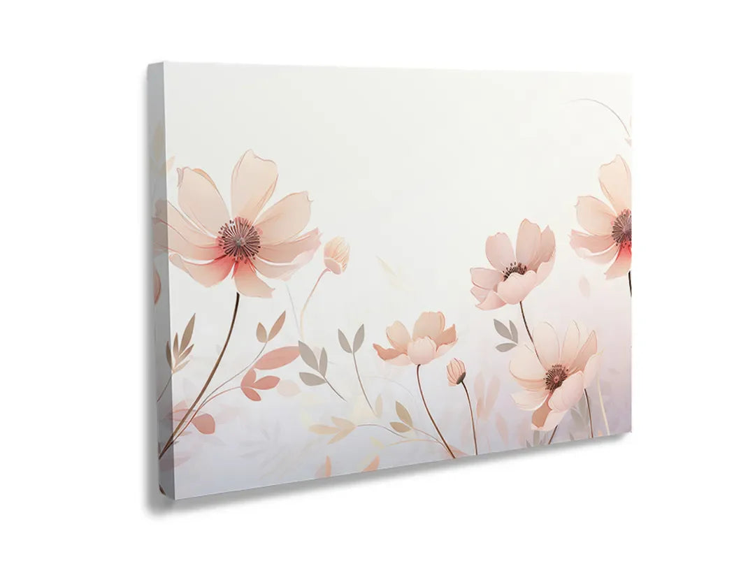 Metalen magneetbord met bloemenprint, ideaal voor decoratie en memo's.