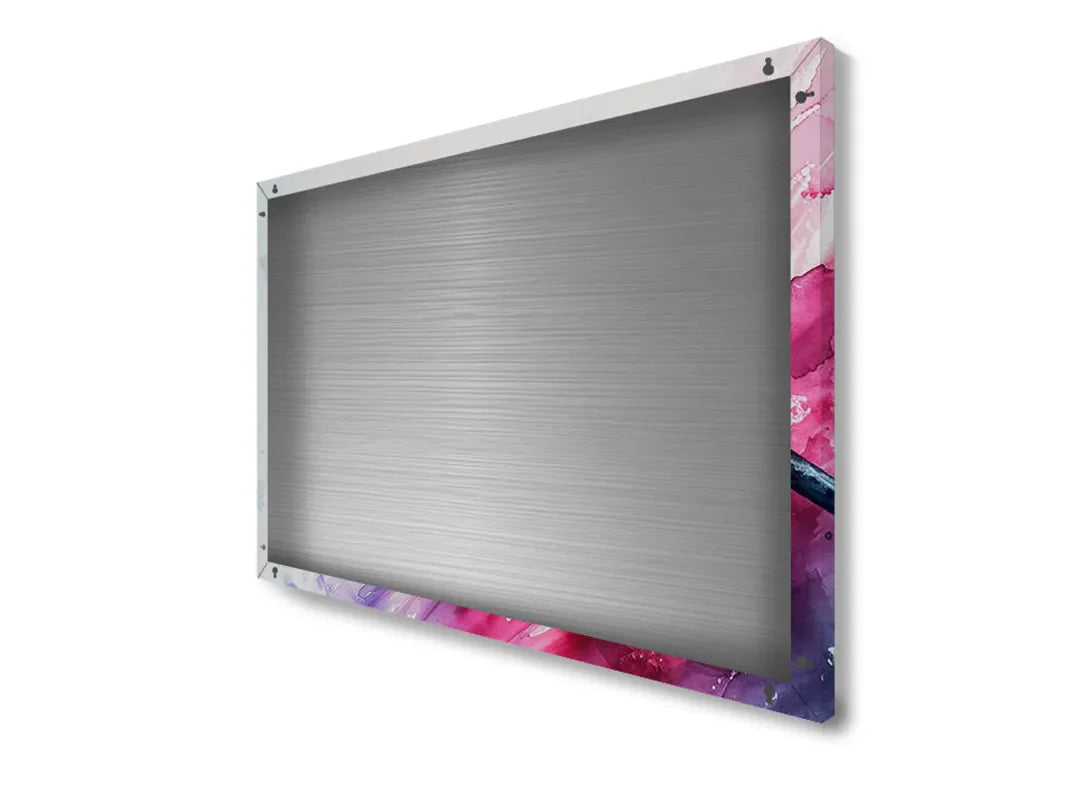 Kleurrijk Aluminium Magneetbord met Kwast – droog uitwisbaar & magnetisch