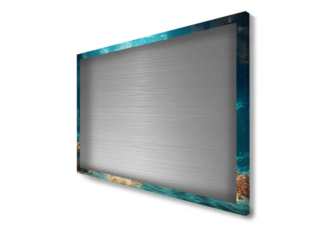 Metalen magneetbord met onderwaterwereld – droog uitwisbaar & magnetisch