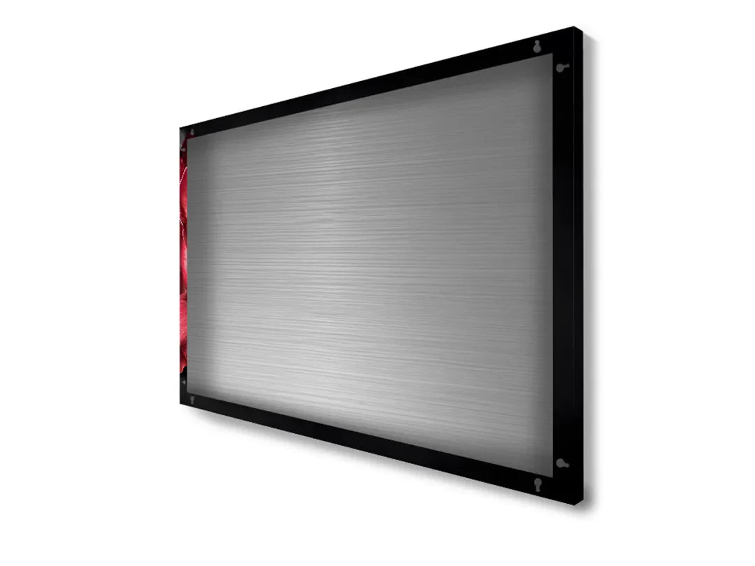 Metalen magneetbord met rode rozen als decoratie – droog uitwisbaar & magnetisch