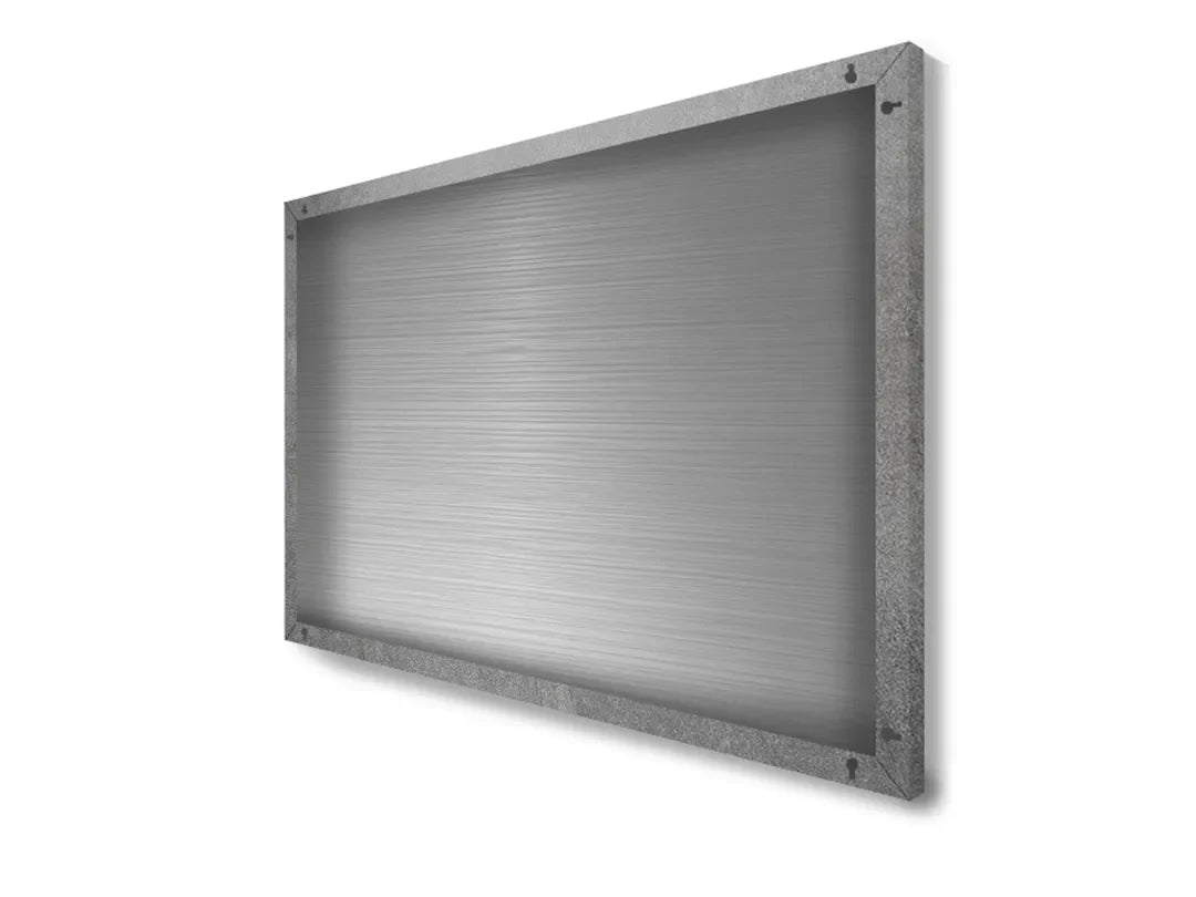 Modern metalen magneetbord in betonlook – droog uitwisbaar & magnetisch