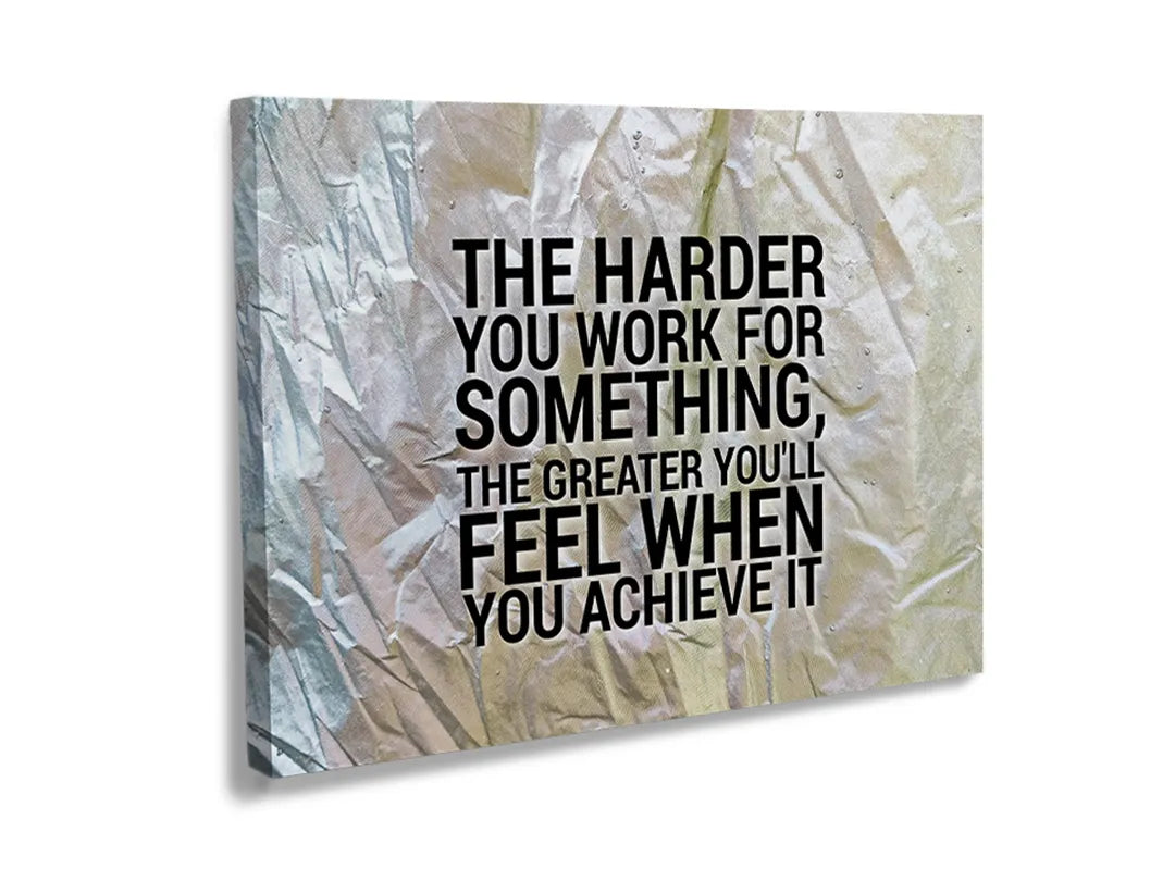 Metalen magneetbord met inspirerende motivatie quote