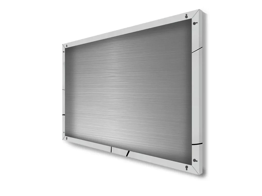 Elegante aluminium wandpaneel met zwangere vrouw – droog uitwisbaar & magnetisch