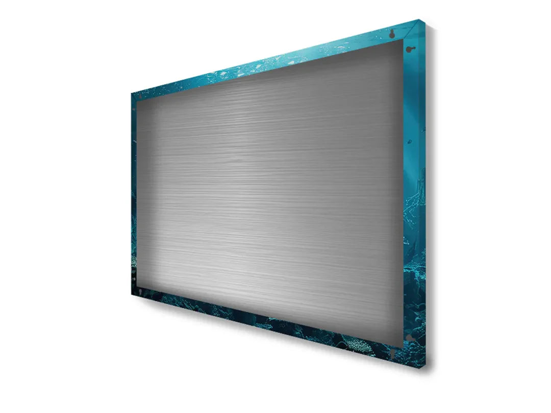 Metalen magneetbord onderwaterwereld – oceaan & diepte wanddecoratie