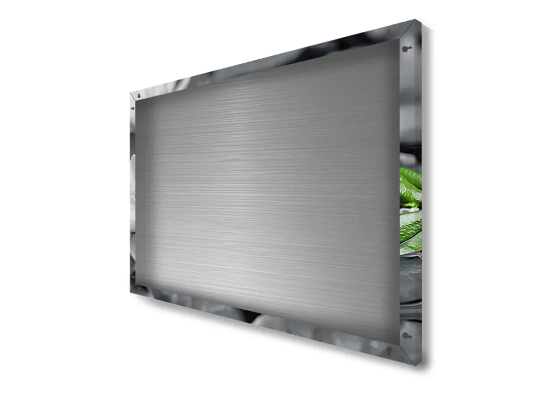 Metalen magneetbord - Groene kikker op waterlelie – droog uitwisbaar & magnetisch