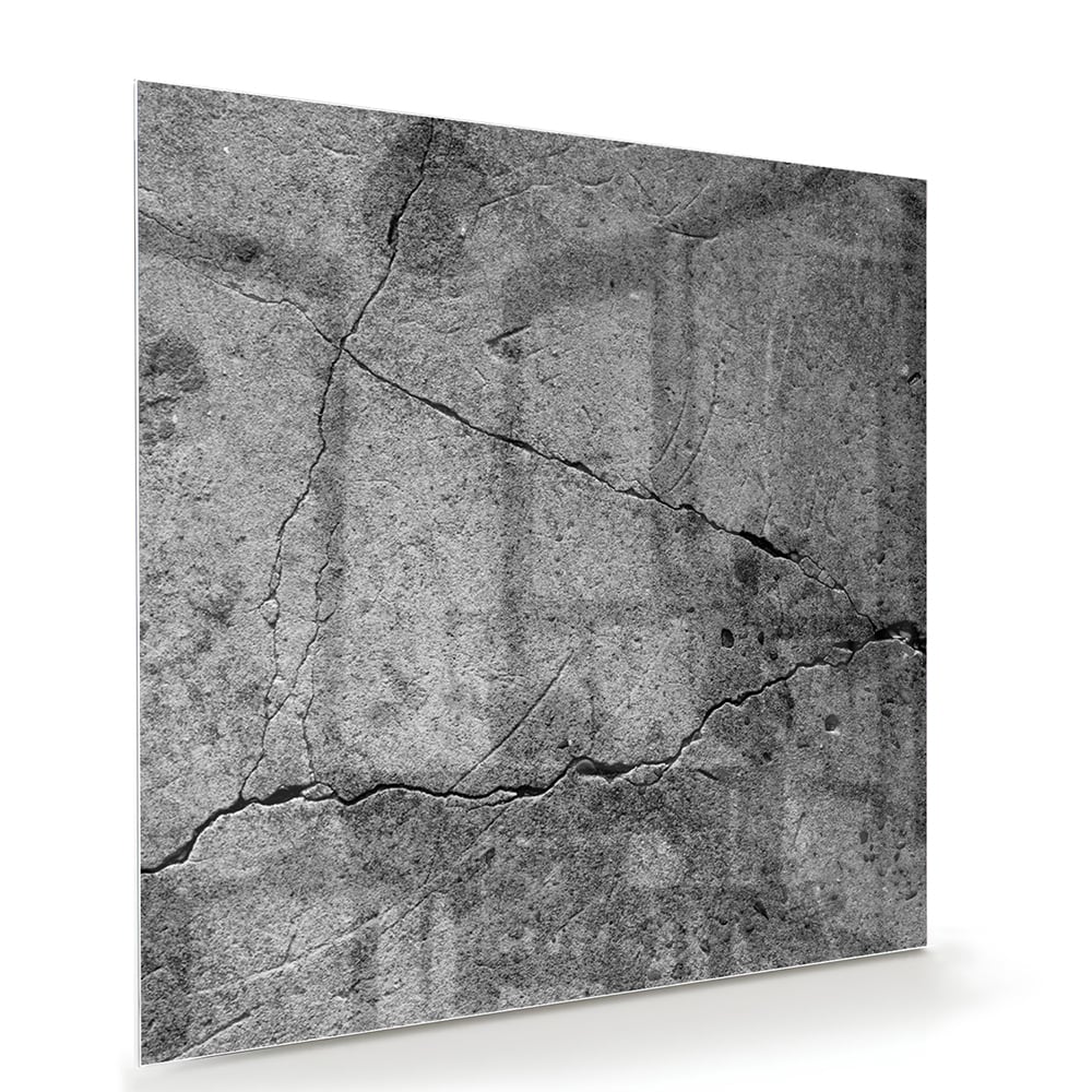 Abstract glazen schilderij met unieke structuur en lijnen.